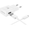 Samsung EP-TA20EWEUGWW Handy Ladegerät mit Schnellladefunktion Micro USB Weiß
